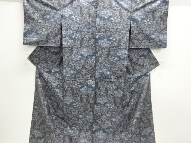 Japanese Kimono / Tsumugi Omeshi Silk